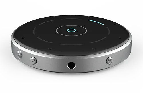 Table Microphones for hearing aids, a Bluetooth hearing aid accessory that allows you to hear every voice at meetings or other gatherings 
